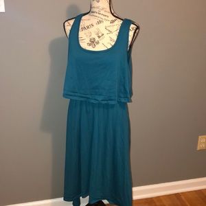 3/$20 Cotton Dark Teal Maxi Dress